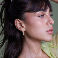 Porter Jewellery Oval Angel Hoops (25mm) - Gold Vermeil
