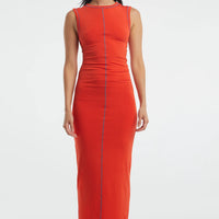 The Line By K Inez Dress - Persimmon