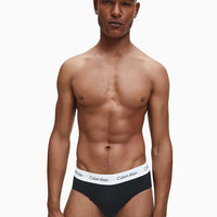 Calvin Klein Cotton Stretch 3 Pack Hip Briefs - Multi