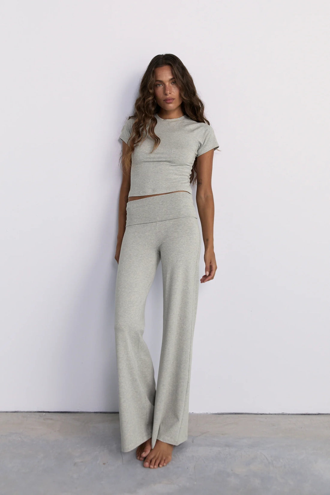 Pinky & Kamal Full Length Yin Flare - Grey Marle