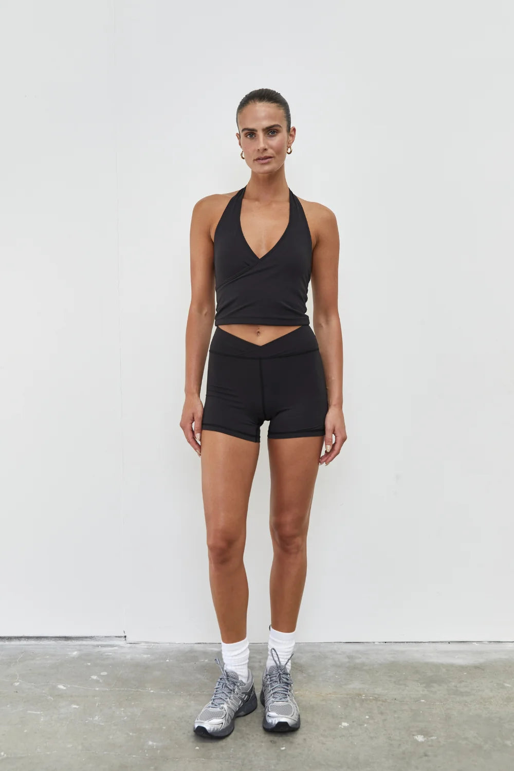 Pinky & Kamal Wrap Short - Black