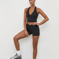 Pinky & Kamal Wrap Short - Black