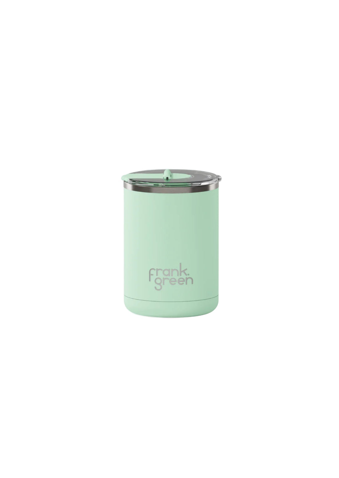 Frank Green Ceramic Coffee Cup with Hinged Lid 355ml - Mint Gelato
