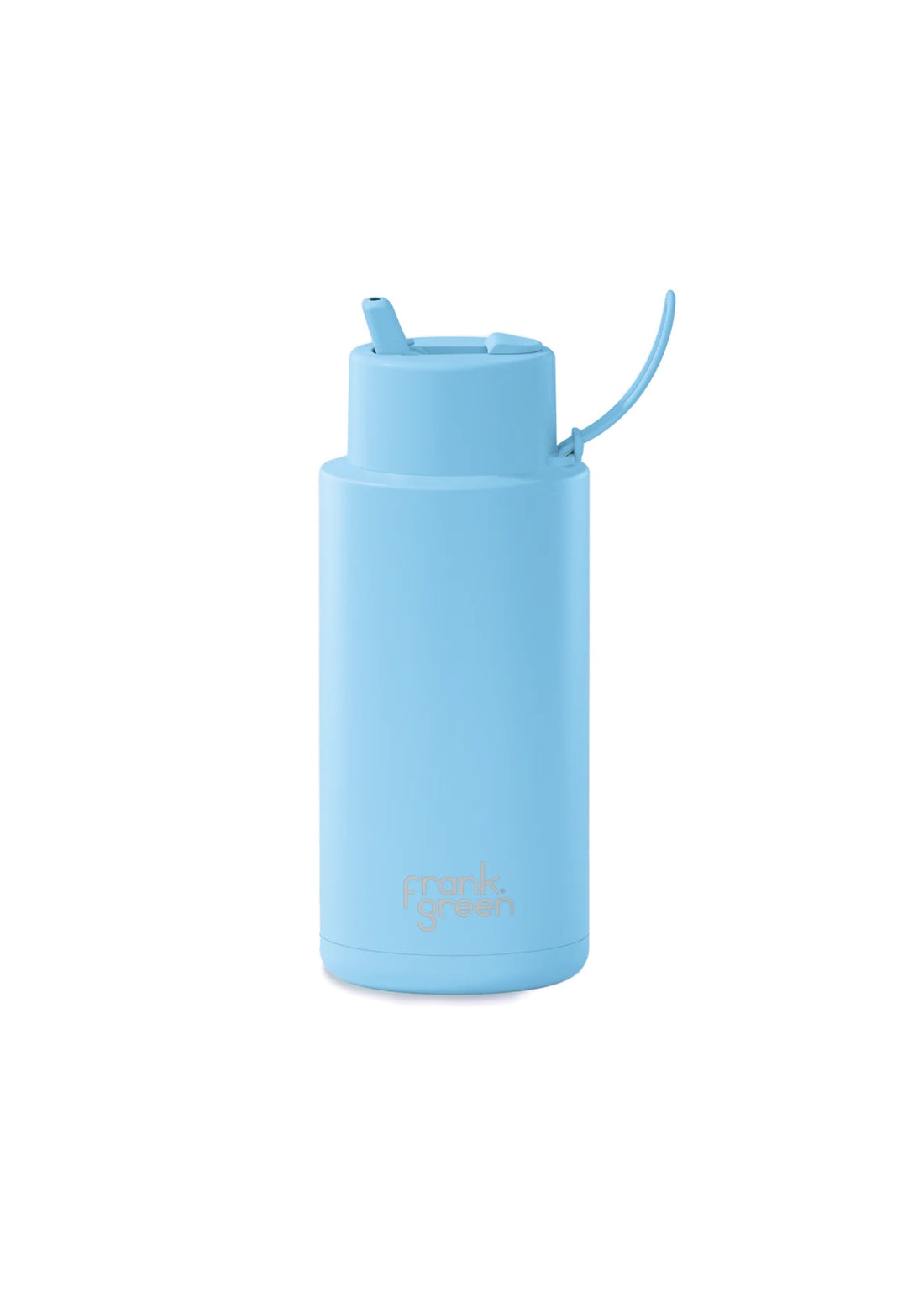 Frank Green Ceramic Reusable Bottle 34oz/1000ml - Sky Blue
