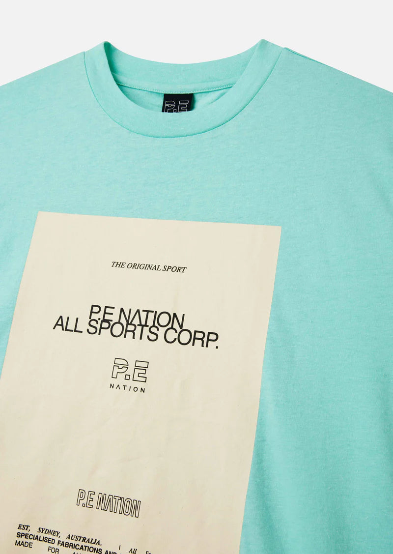 P.E Nation Full Out Tee - Aqua