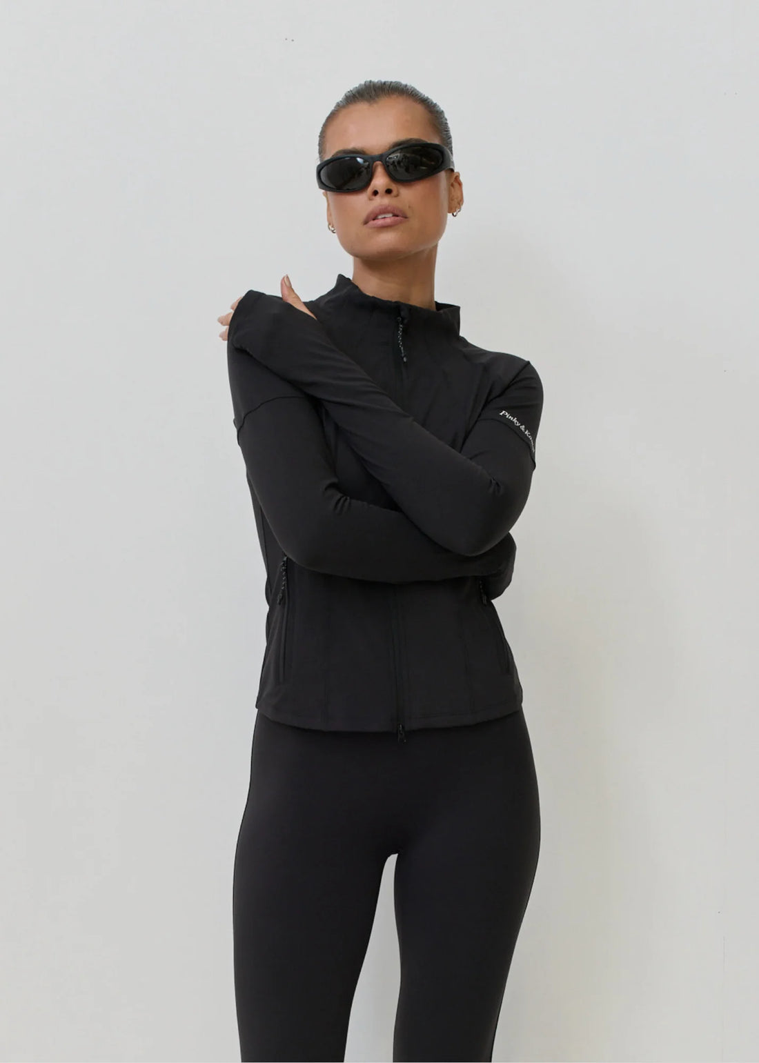 Pinky & Kamal Racer Zip Jacket - Black