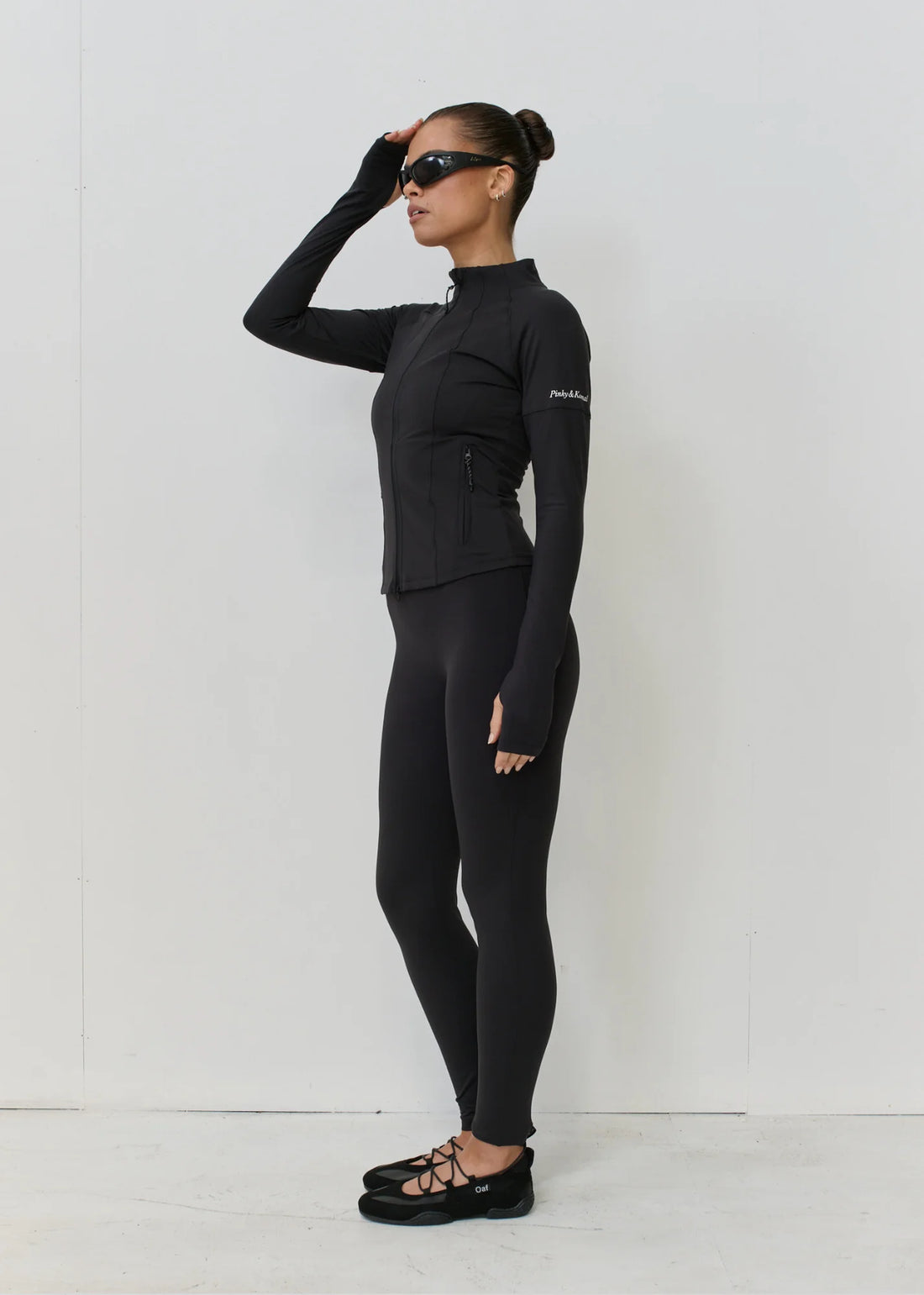 Pinky & Kamal Racer Zip Jacket - Black