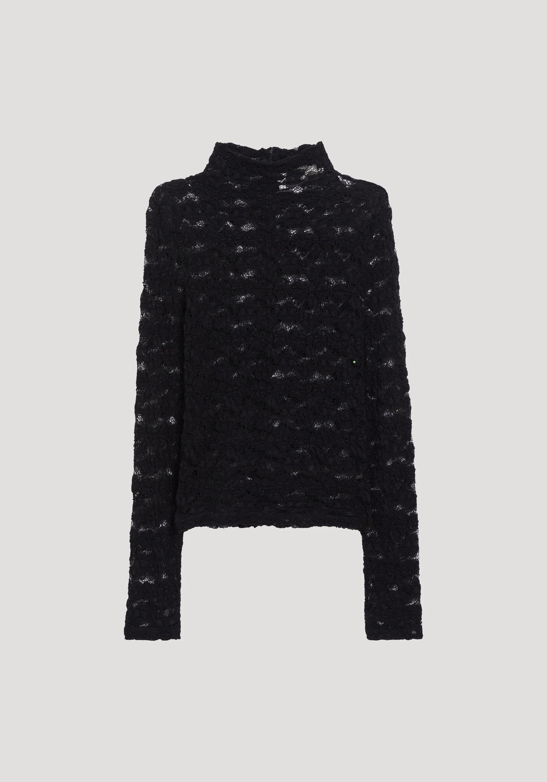 Rohe Lace Turtleneck Top - Noir