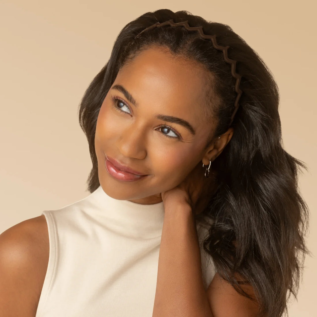 Kitsch Zig Zag Headbands 2pc Set - Neutral