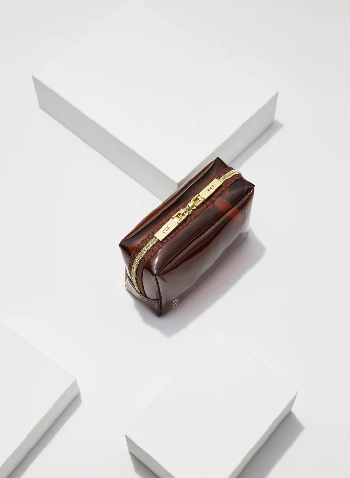 Cee Clear Mini Cosmetic Case - Amber