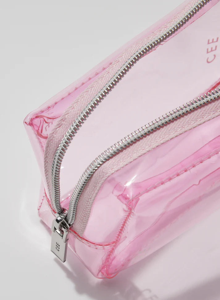 Cee Clear Mini Cosmetic Case - Blush