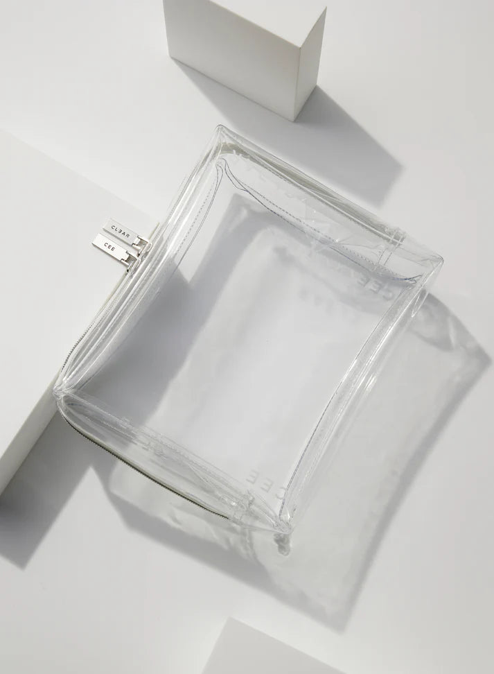 Cee Clear Large Cosmetic Case - Clear
