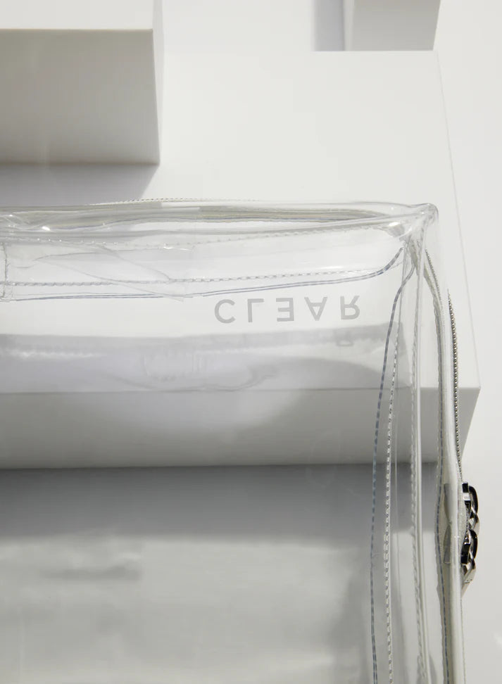 Cee Clear Large Cosmetic Case - Clear