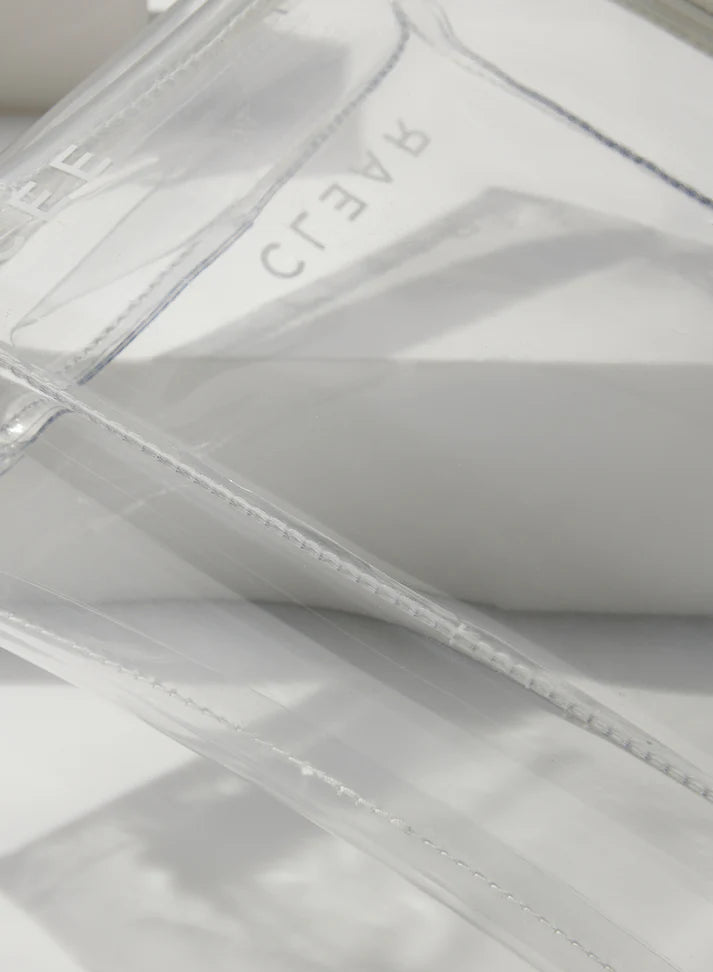 Cee Clear Large Cosmetic Case - Clear