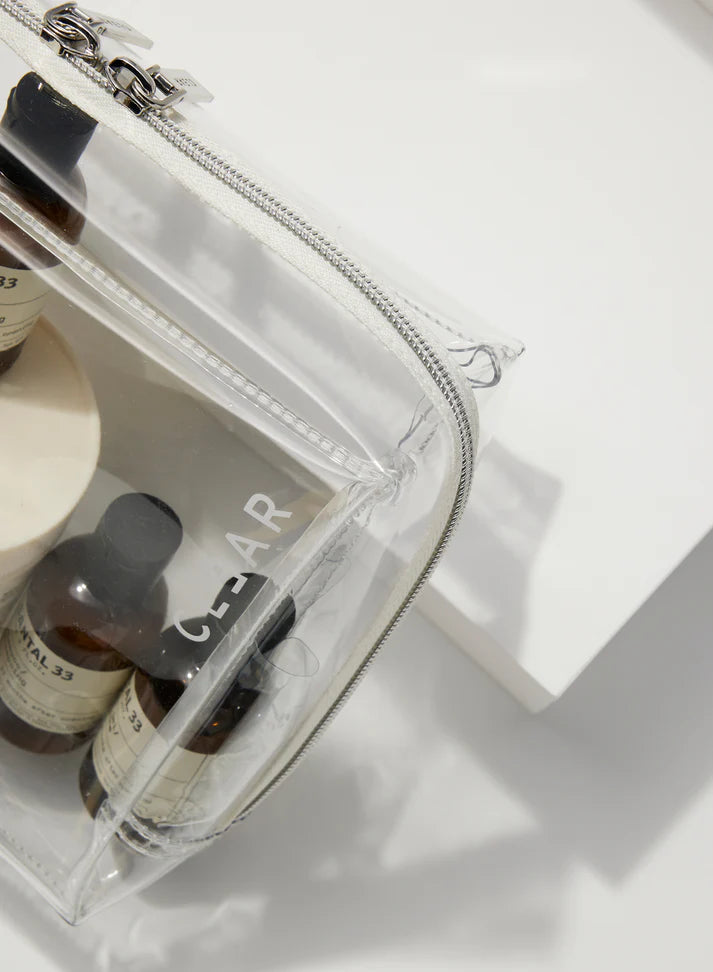 Cee Clear Large Cosmetic Case - Clear
