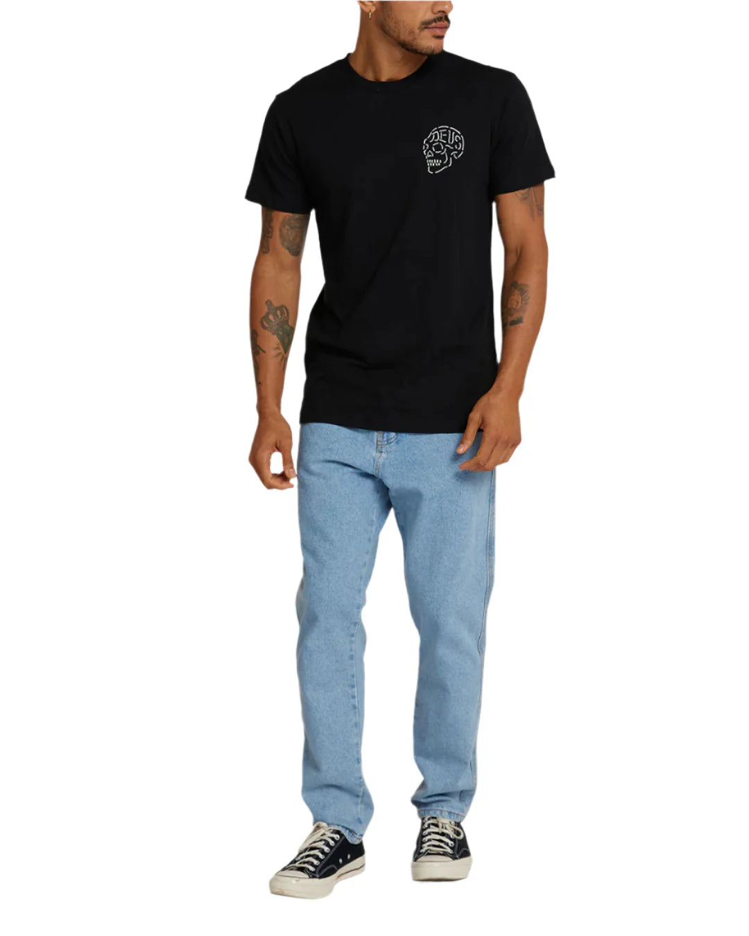Deus Ex Machina Venice Skull Tee - Black