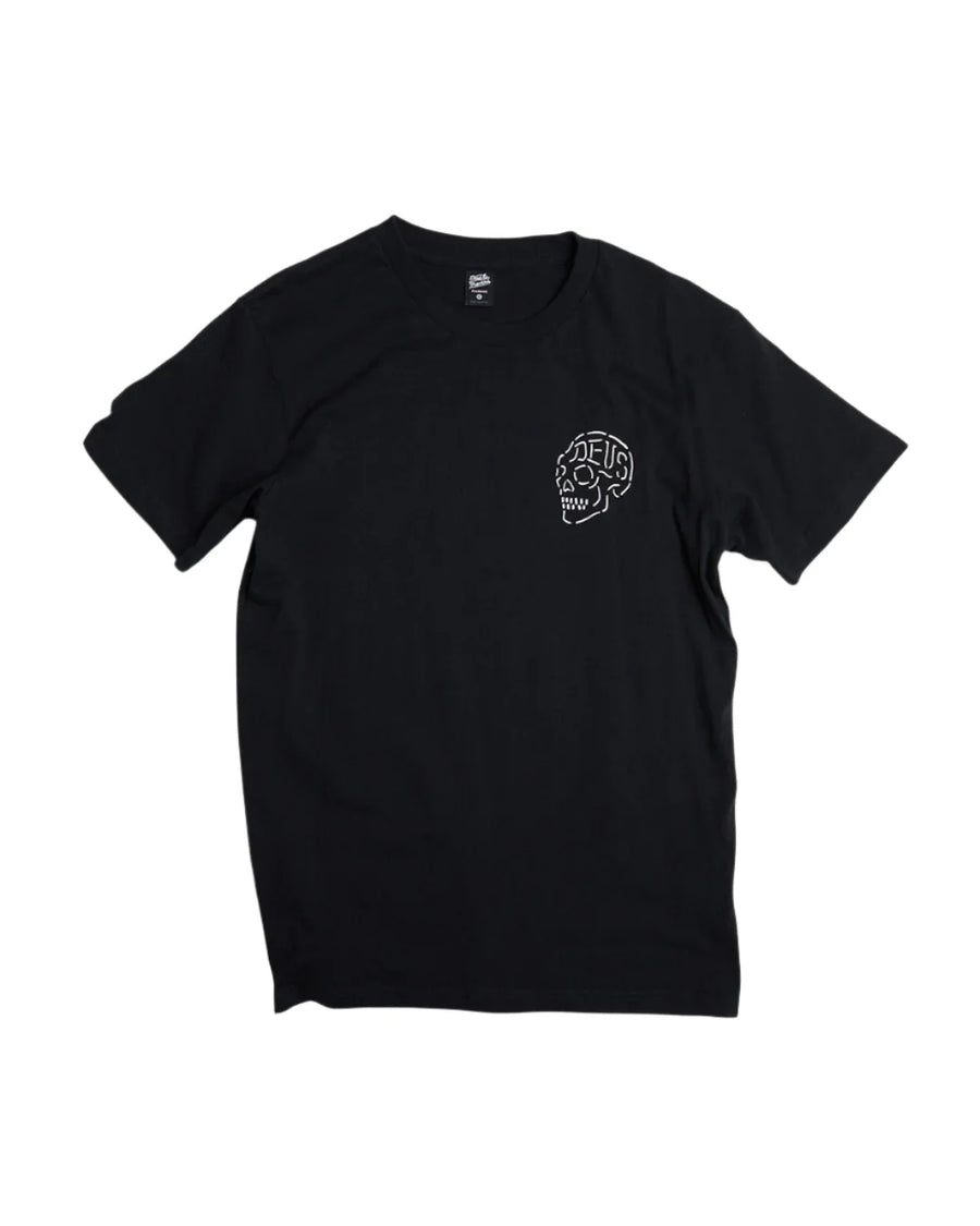 Deus Ex Machina Venice Skull Tee - Black