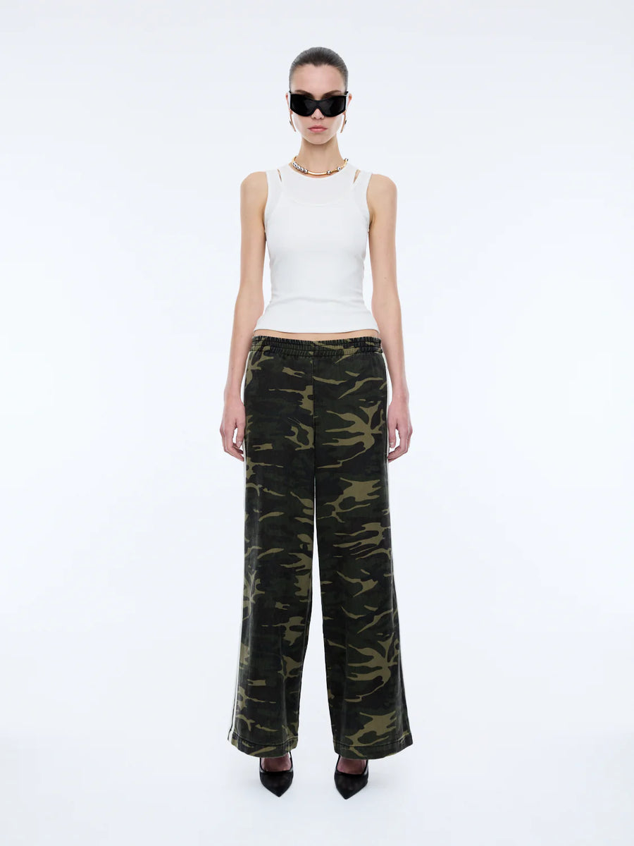 Ena Pelly Myla Wide Leg Pant - Camo Print