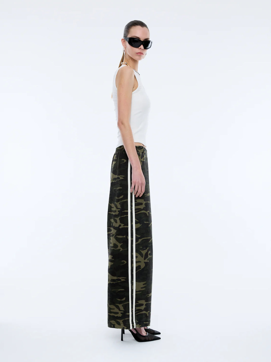 Ena Pelly Myla Wide Leg Pant - Camo Print