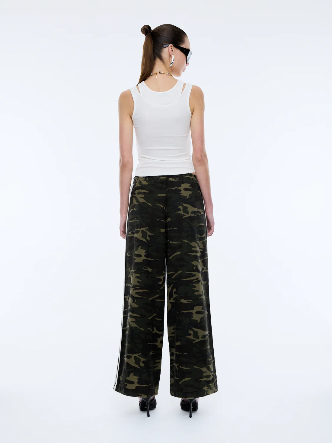 Ena Pelly Myla Wide Leg Pant - Camo Print