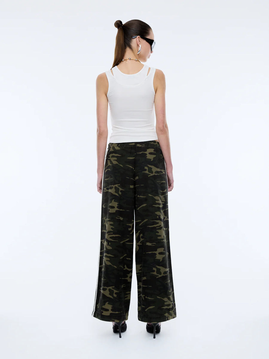 Ena Pelly Myla Wide Leg Pant - Camo Print