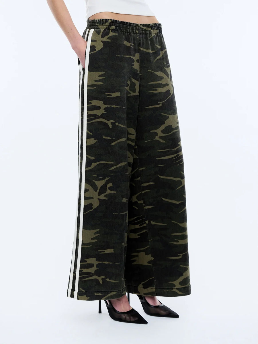 Ena Pelly Myla Wide Leg Pant - Camo Print