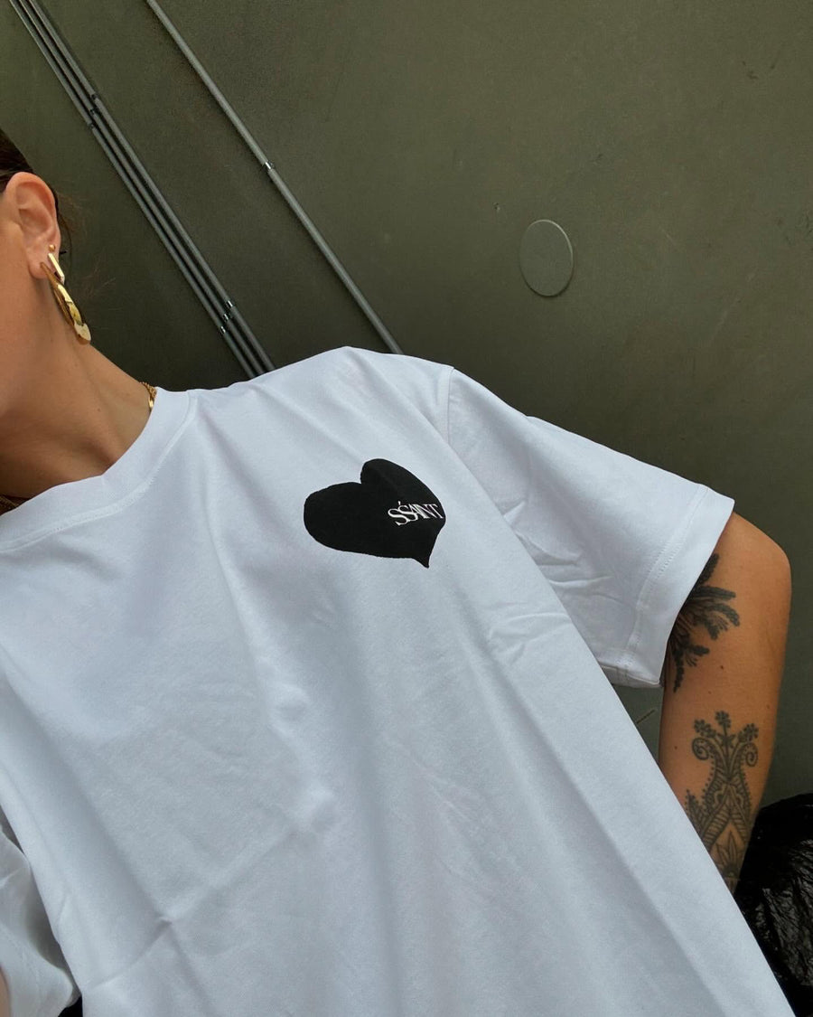 SŚAINT Heart Tee - Black Heart