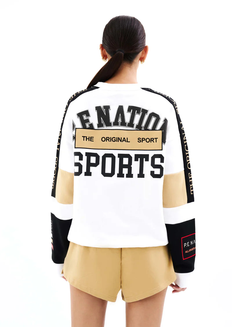 P.E Nation Sonora Sweat - Optic White