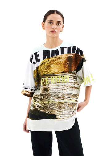 P.E Nation Bermuda Tee - Scene Print