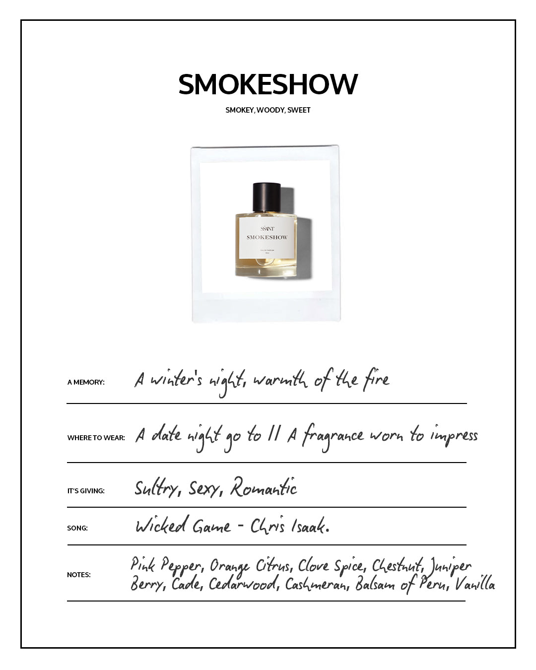SŚAINT Smokeshow EDP - 50ml
