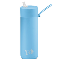 Frank Green Ceramic Reusable Bottle 20oz/595ml - Sky Blue