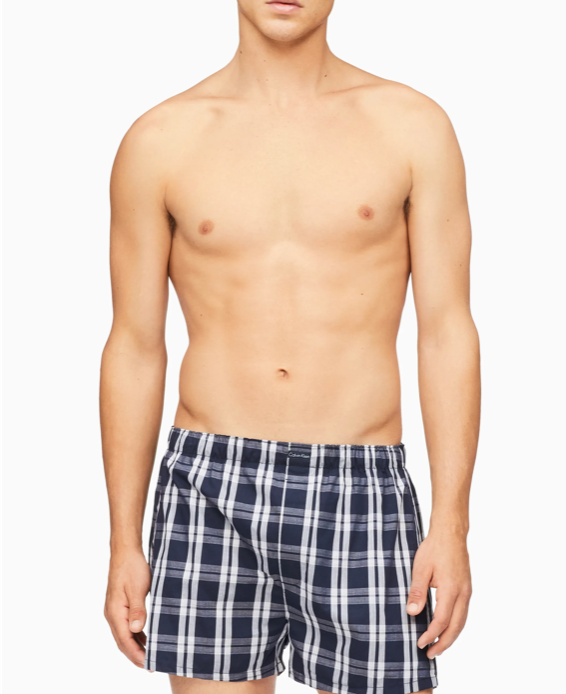 Calvin Klein Cotton Classics 3 Pack Woven Boxers - Multi