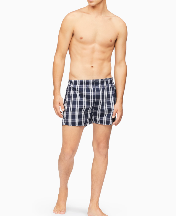 Calvin Klein Cotton Classics 3 Pack Woven Boxers - Multi