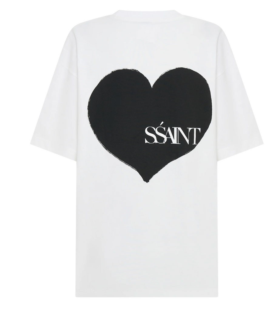SŚAINT Heart Tee - Black Heart
