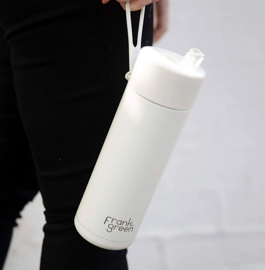 Frank Green Ceramic Reusable Bottle 20oz/595ml - Cloud