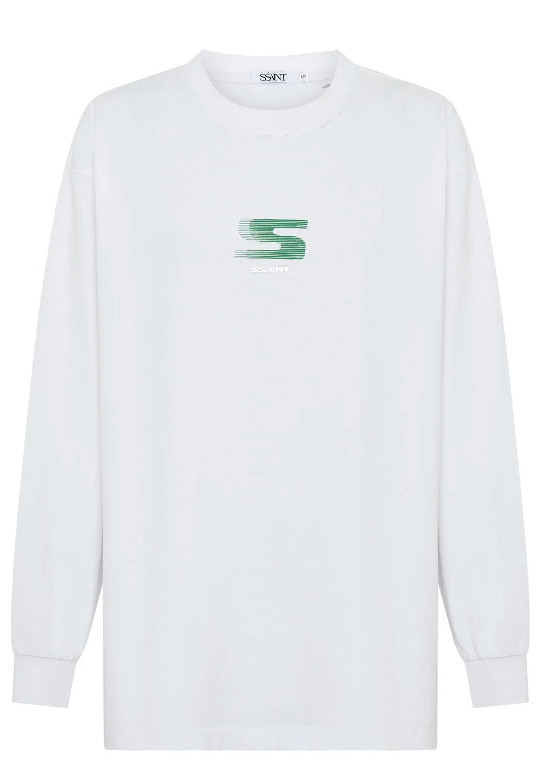 SŚAINT Rebel Long Sleeve - White/Green