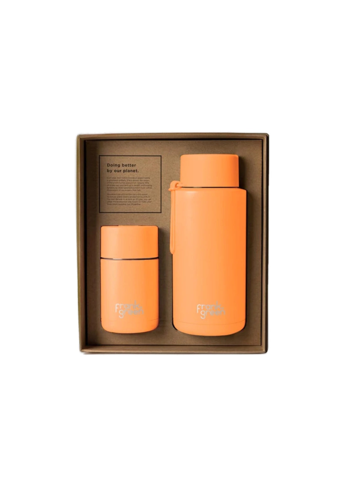 Frank Green Ceramic My Eco Gift Sets  - Neon Orange