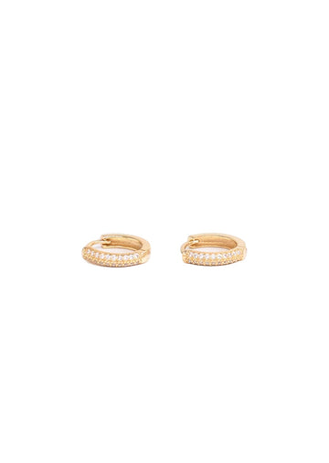 Porter Jewellery Solar Huggies Earrings 14mm - Gold Vermeil