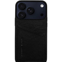 Status Anxiety Who's Who Leather Phone Case (iPhone) - Black