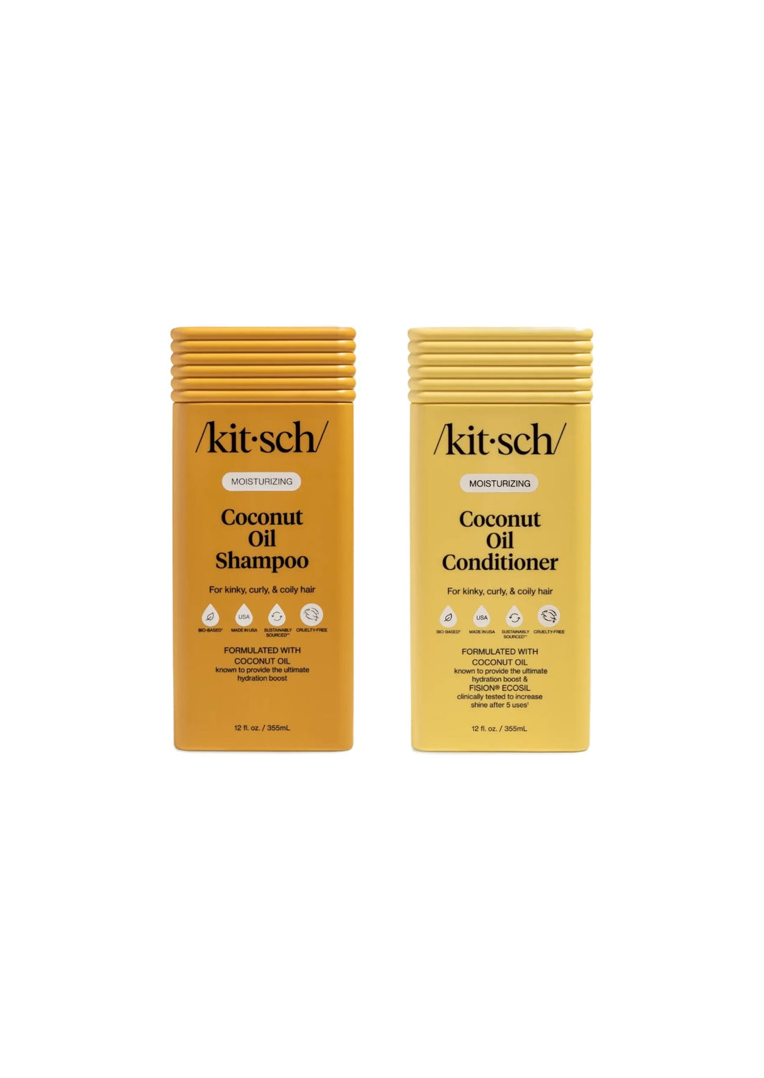 Kitsch Moisturising Coconut Oil Shampoo & Conditioner Combo