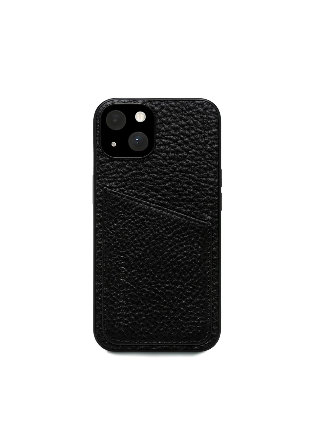 Status Anxiety Who's Who Leather Phone Case (iPhone) - Black
