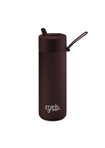 Frank Green Ceramic Reusable Bottle 20oz/595ml - Chocolate