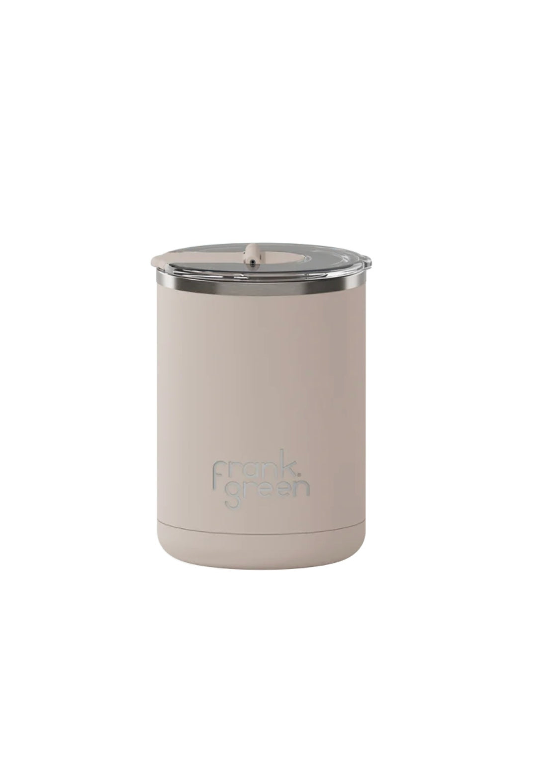 Frank Green Ceramic Coffee Cup with Hinged Lid 355ml - Moon Dust