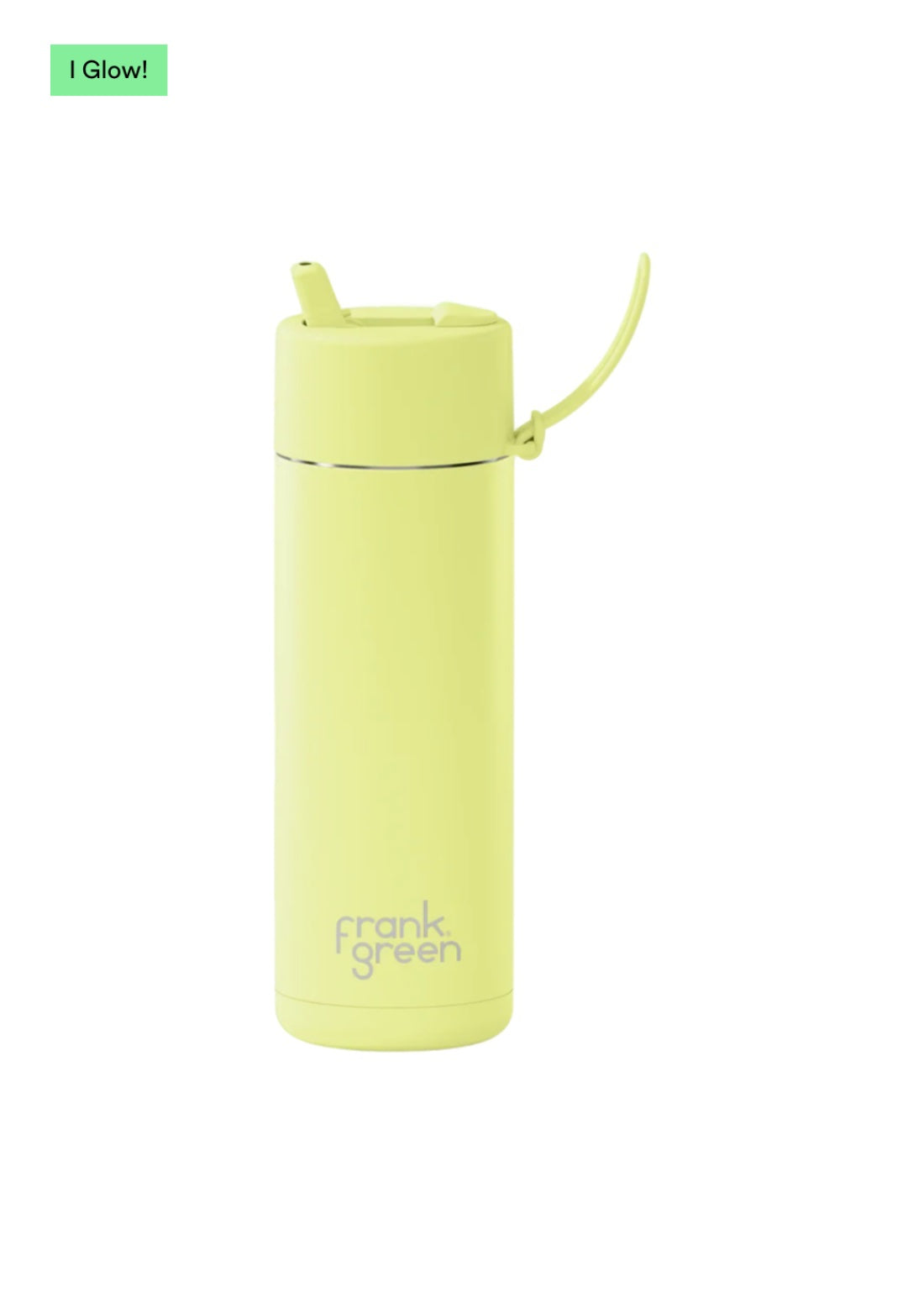 Frank Green Glow Ceramic Reusable Bottle 20oz/595ml - Star Glow