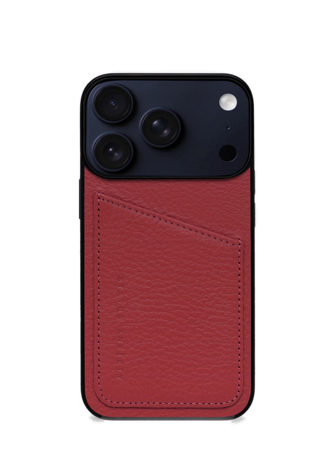 Status Anxiety Who's Who Leather Phone Case (iPhone) - Rogue
