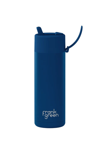 Frank Green Ceramic Reusable Bottle 20oz/595ml - Deep Ocean