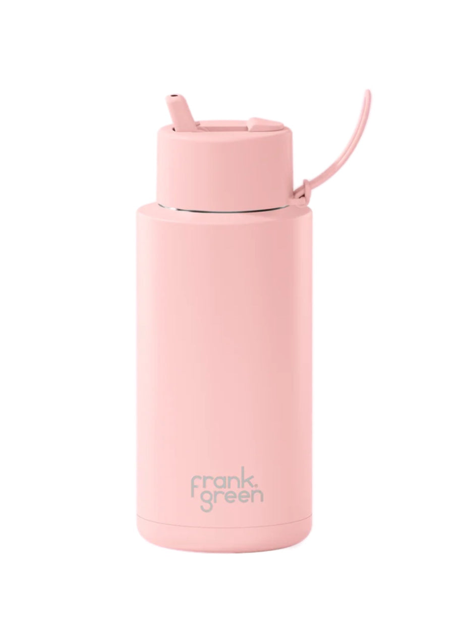 Frank Green Ceramic Reusable Bottle 34oz/1000ml - Blushed