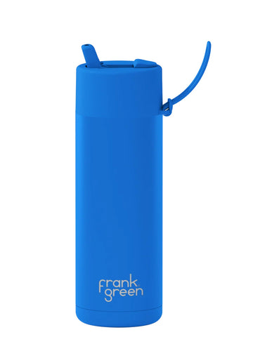 Frank Green Ceramic Reusable Bottle 20oz/595ml - Blue Lagoon