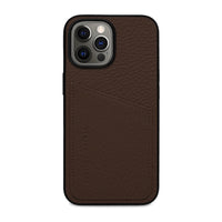 Status Anxiety Who's Who Leather Phone Case (iPhone) - Cocoa