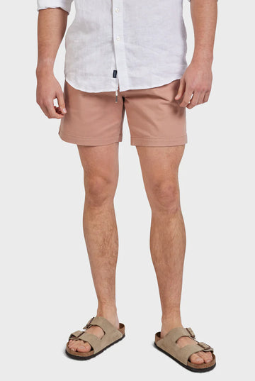 The Academy Brand Volley Short - Peachy Beige